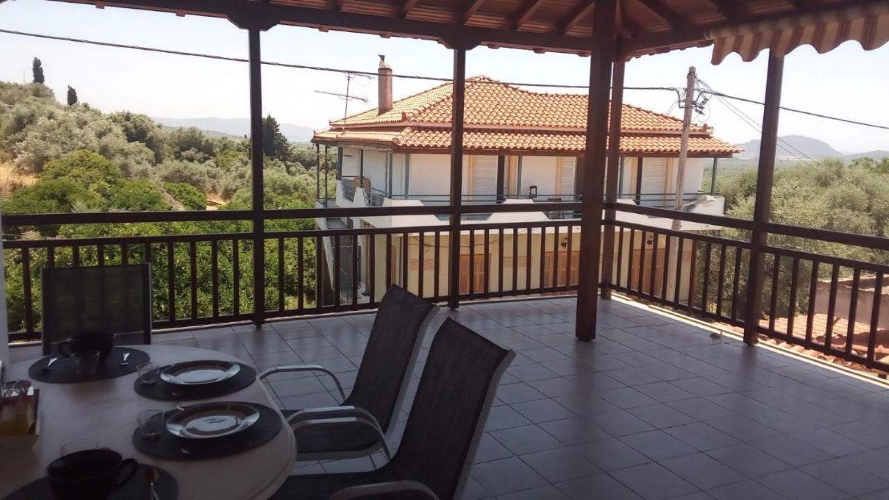 Balcony With View Villa Korifasion Exterior photo